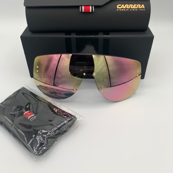 Carrera Flaglab 12 Pink Mirror Black Special Edition Sunglasses main image 7